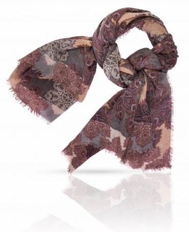 Палантин Унисекс W70.TW4-SK85/BROWN